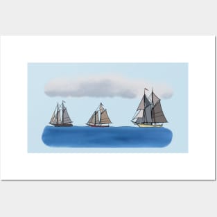 Schooner Racing-Custom Posters and Art